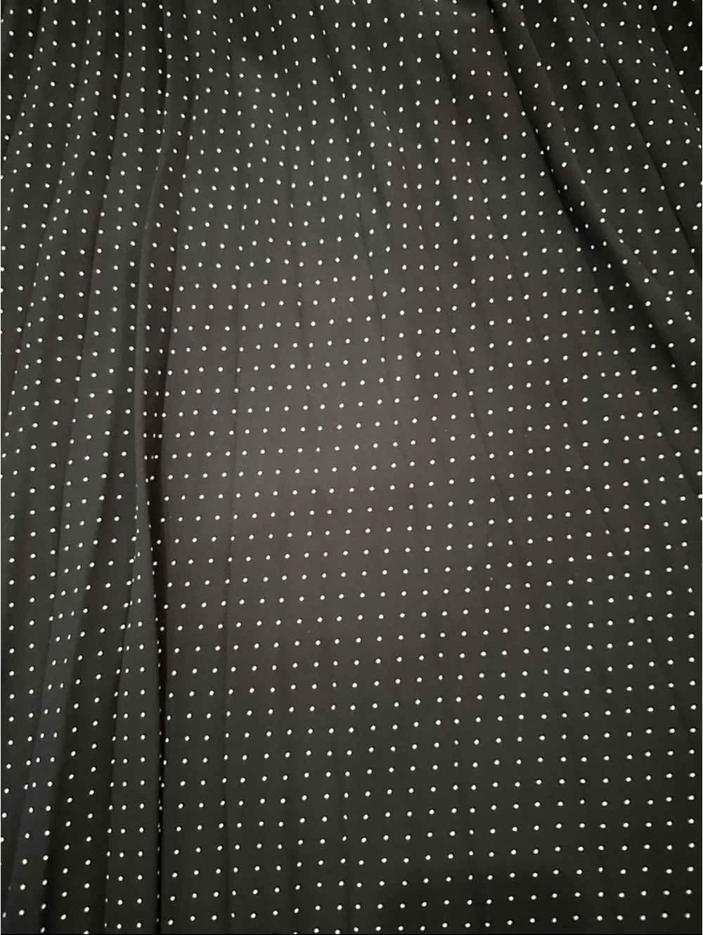 Banana Republic Black Skirt with White Polka Dots - Circle Skater 31” long